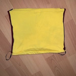 tube top with detailing